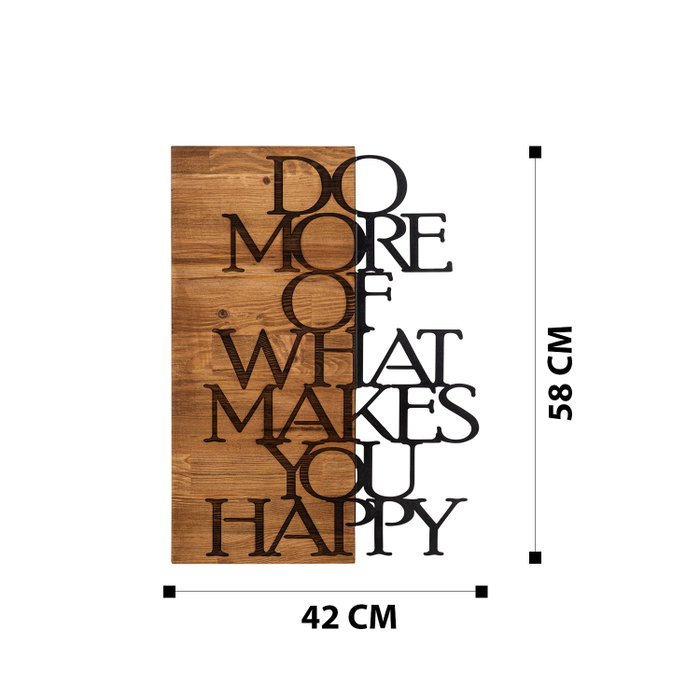 Wallity Do More Of What Makes You Happy Negro y Nogal Wallity Do More Of What Makes You Happy Negro y Nogal